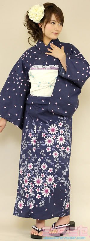 Japanese Flower Yukata Set